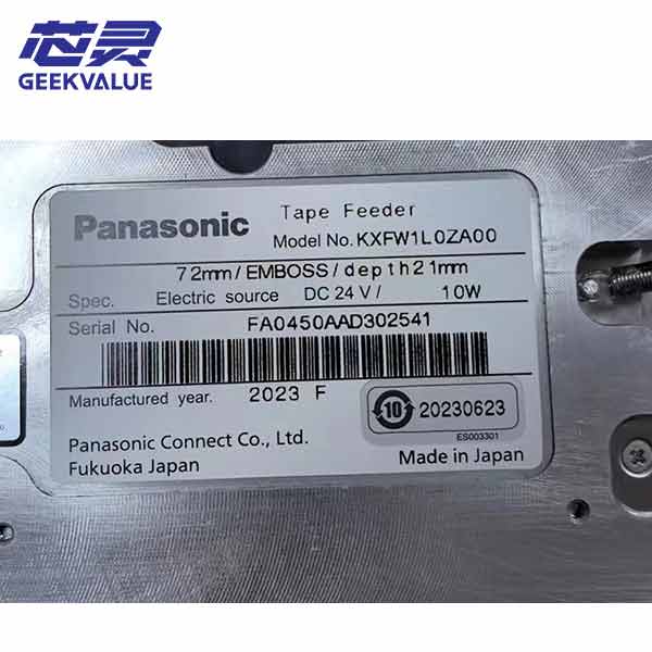 panasonic placement machine feeder 72mm PN:KXFW1L0ZA00